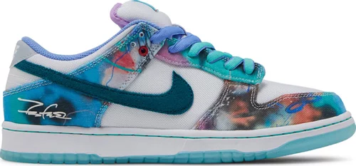 NIKE DUNK LOW BLEACHED AQUA X FUTURA LABORATORIES