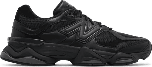 NEW BALANCE 9060 ' TRIPLE BLACK LEATHER '