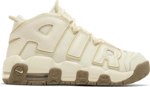 NIKE AIR MORE UPTEMPO GS ' COCONUT MILK TEAM GOLD '