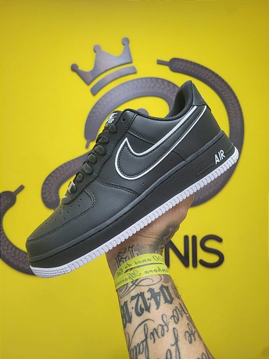 Nike Air Force 1 07" Black White - A PRONTA ENTREGA