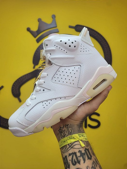 Air Jordan 6 Retro ' Gold Hoops ' - A PRONTA ENTREGA