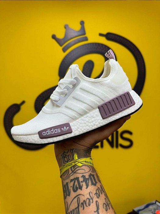 Adidas Nmd R1 ' White Pink ' - A PRONTA ENTREGA