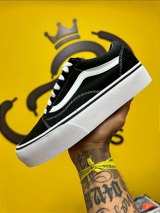 Vans Old Skool Platform ' Black White' - A PRONTA ENTREGA