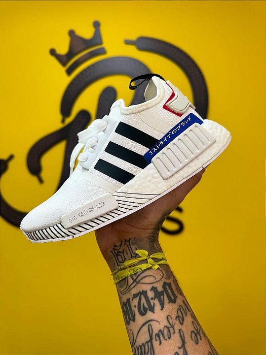 Adidas Nmd R1 Japan White A PRONTA ENTREGA Os melhores Tenis estao aqui