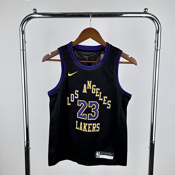 REGATA NBA LOS ANGELES LAKERS NIKE EDITTION SWIGMAN JERSEY 2023/24 LEBRON JAMES 23