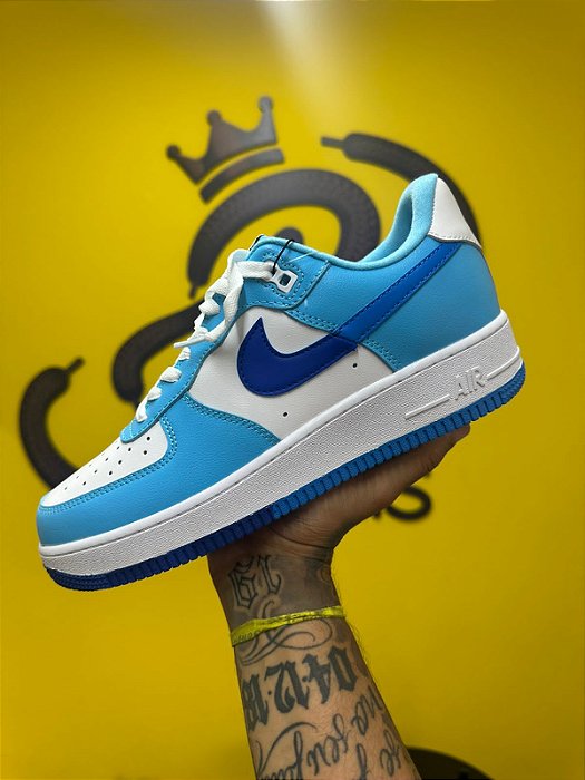Nike Air Force 1 '07 LV8 Split - Light Photo Blue - PRONTA ENTREGA