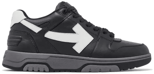 TÊNIS OFF-WHITE OUT OFFICE LOW ' BLACK WHITE '