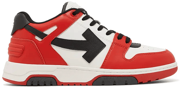 TÊNIS OFF-WHITE OUT OFFICE LOW ' RED WHITE BLACK ' 2022