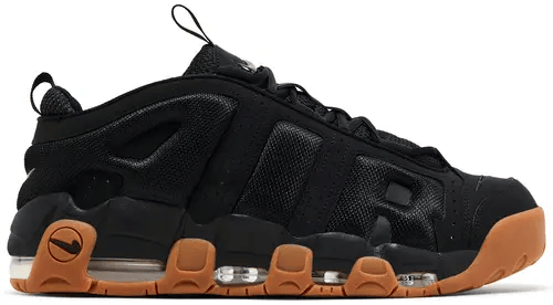 NIKE AIR MORE UPTEMPO LOW ' BLACK GUM '
