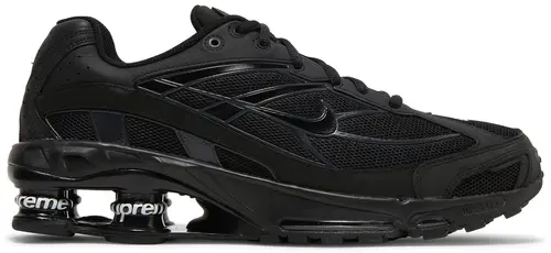 NIKE SUPREME X SHOX RIDE 2 BLACK