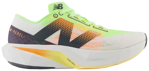 NEW BALANCE FUELCELL REBEL V4 WHITE BLEACHED LIME GLO