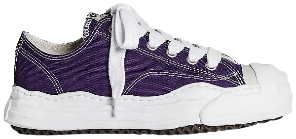 TÊNIS MAISON MIHARA YASUHIRO HANK OG SOLE CANVAS LOW PURPLE