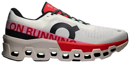 TÊNIS ON CLOUDMONSTER 2 ' IVORY SILVER RED '