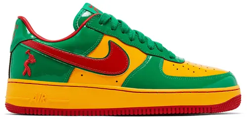 NIKE AIR FORCE 1 LOW ' CONCRETE - BOYS - LUCKY GREEN X LIL YACHTY