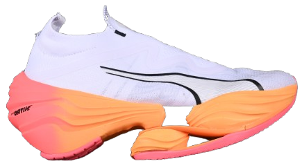PUMA FAST-RB NITRO ELITE ' WHITE PINK ORANGE '