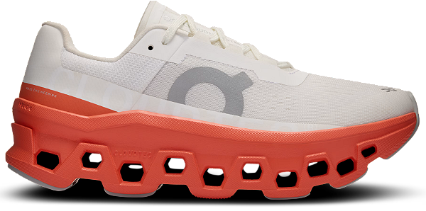 TÊNIS ON CLOUDMONSTER LIGHT GRAY / ORANGE