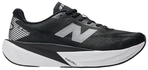 NEW BALANCE FUELCELL REBEL V5 ' BLACK WHITE SILVER METALLIC '