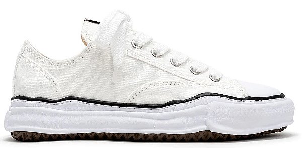TÊNIS MAISON MIHARA YASUHIRO PETERSON OG SOLE CANVAS LOW TOP WHITE