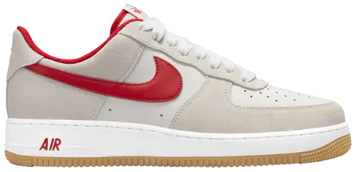 AIR FORCE 1 07' LV8 PHOTON DUST VARSITY RED