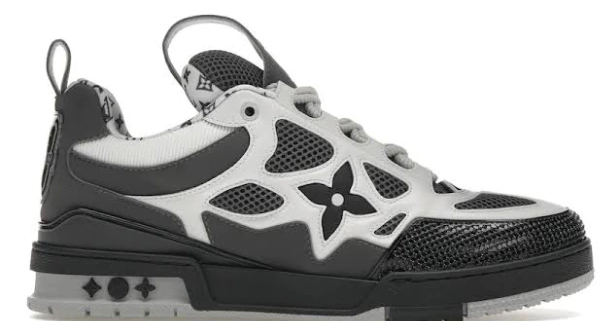 LOUIS VUITTON SKATE SNEAKER GREY WHITE