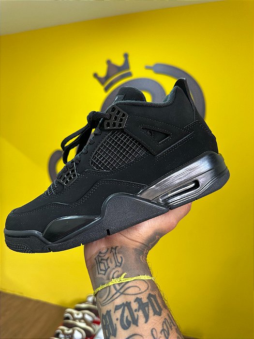 Air Jordan 4 Retro Black Cat - A PRONTA ENTREGA