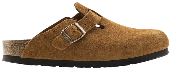 CHINELO SLIDE BOSTON SOFT FOOTBED SUEDE MINK