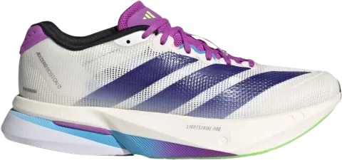 ADIDAS ADIZERO BOSTON 13 ' WHITE / NAVY BLUE / PURPLE '
