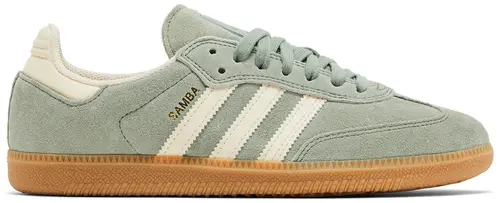 ADIDAS SAMBA ADV SILVER GREEN WONDER WHITE