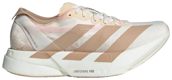 ADIDAS ADIZERO ADIOS PRO 4 CHALK WHITE WARM SANDSTONE