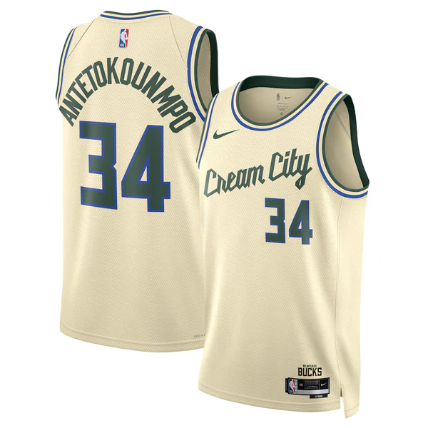 Regata Milwaukee Bucks City Edition 25/26 Giannis Antetokounmpo 34