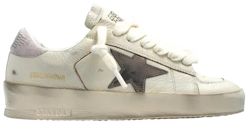 TÊNIS GOLDEN GOOSE STARDAN ' WHITE METALLIC SILVER '
