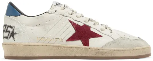 TÊNIS GOLDEN GOOSE SUPER-STAR ' WHITE RED BLUE '
