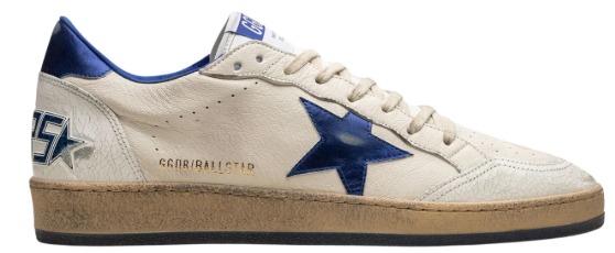 TÊNIS GOLDEN GOOSE STARDAN BALL STAR ' WHITE BLUE '