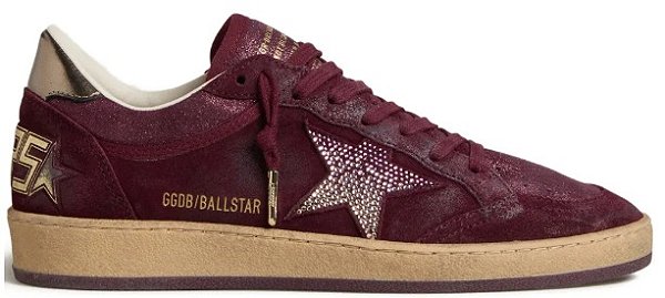 TÊNIS GOLDEN GOOSE STARDAN BALL STAR BORDEAUX