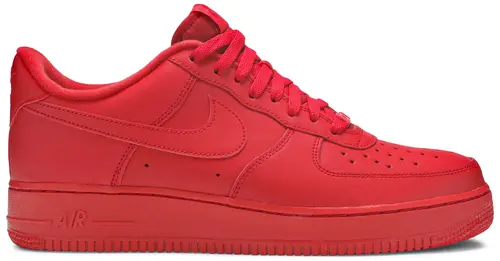 NIKE AIR FORCE 1 LOW '07 LV8 1 TRIPLE RED