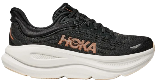 TÊNIS HOKA ONE BONDI 9 BLACK/ ROSE GOLD