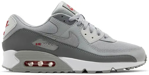 AIR MAX 90 ESSENTIAL LIGHT SMOKE GREY RED