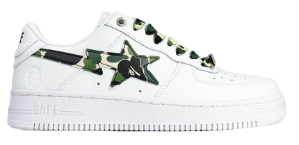 TÊNIS A BATHING APE BAPE STA LOW CAMO- GREEN