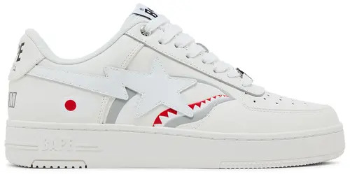 TÊNIS A BATHING APE BAPE STA SHARK #2 WHITE