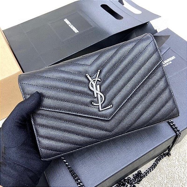 BOLSA SAINT LAURENT SHOULDER BAG BLACK