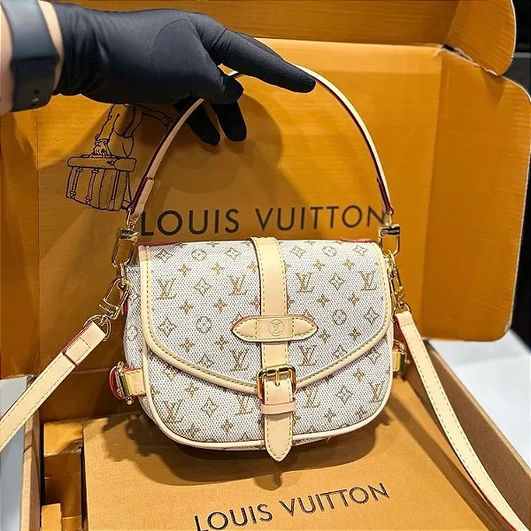 BOLSA LOUIS VUITTON SAUMUR BB CANVAS MONOGRAM