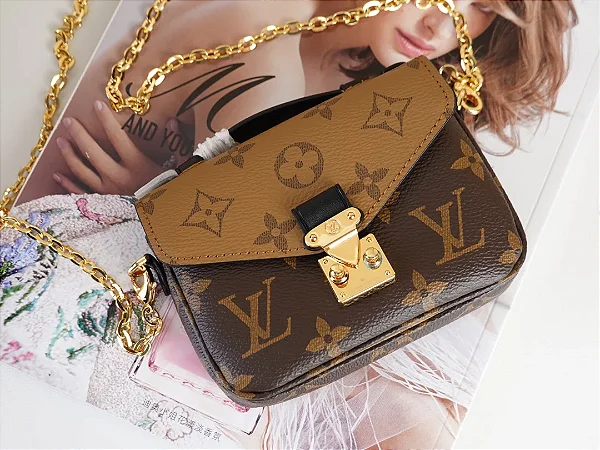 BOLSA LOUIS VUITTON MICRO METIS REVERSE CANVAS BROWN