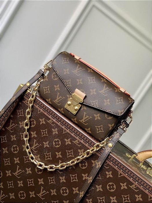 BOLSA LOUIS VUITTON POCHETTE METIS EAST WEST BROWN