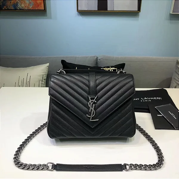 BOLSA SAINT LAURENT COLLEGE MEDIUM BLACK