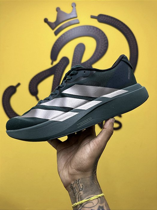 Adidas Adizero Evo SL Aurora Ivy / Taupe Oxide / Iron Metallic- A PRONTA ENTREGA
