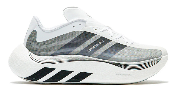 ADIDAS HYPERBOOST EUPHORIA LT BLACK WHITE SILVER METALLIC