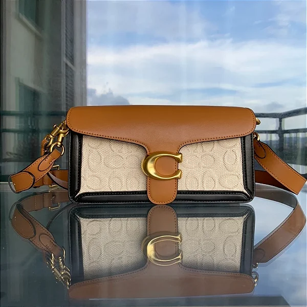 BOLSA COACH TABBY SHOULDER 26 BLOCKED SIGNATURE CANVAS