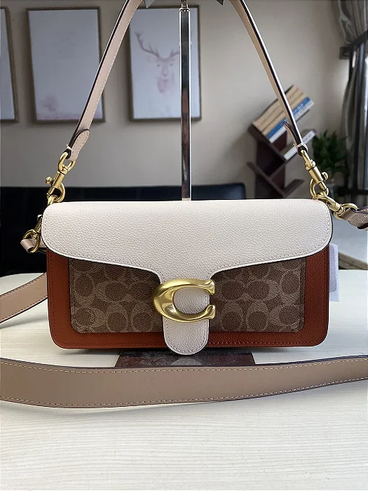 BOLSA COACH TABBY 26 SIGNATURE CANVAS COLORBLOCK