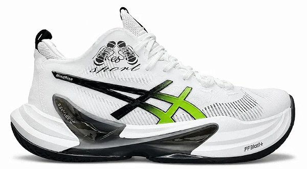 ASICS METARISE 2 BLACK WHITE GREEN