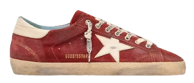 TÊNIS GOLDEN GOOSE SUPER-STAR RED SUEDE